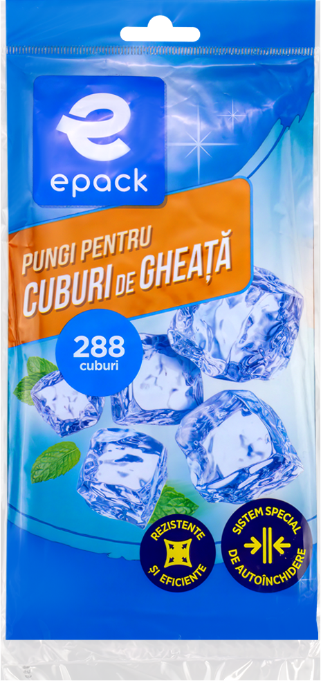 Pungi cuburi gheață